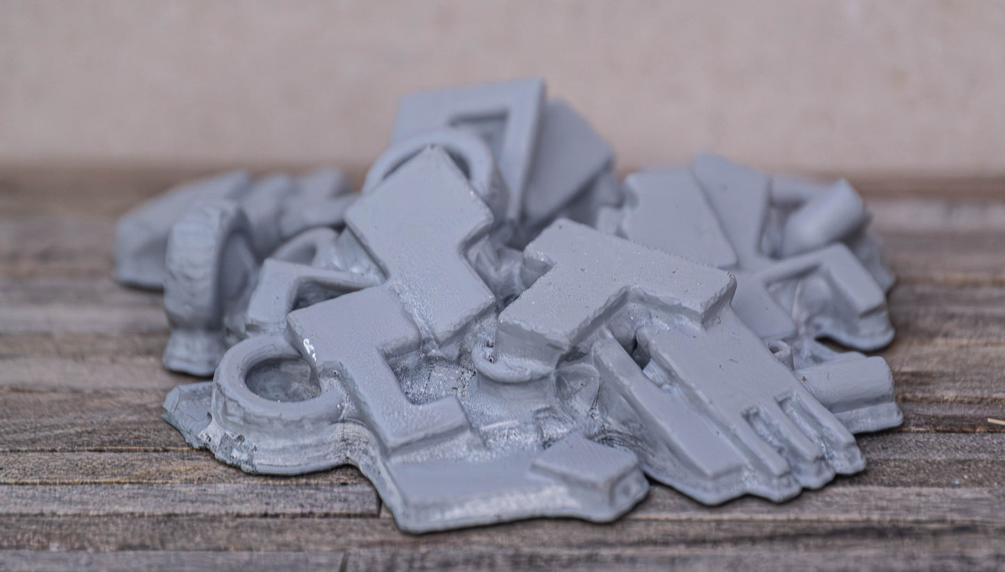 DIY piles of junk in G/O/S/HO/N (1/22.5, 1/48, 1/64, 1/87, 1/160) scale - JNK-01