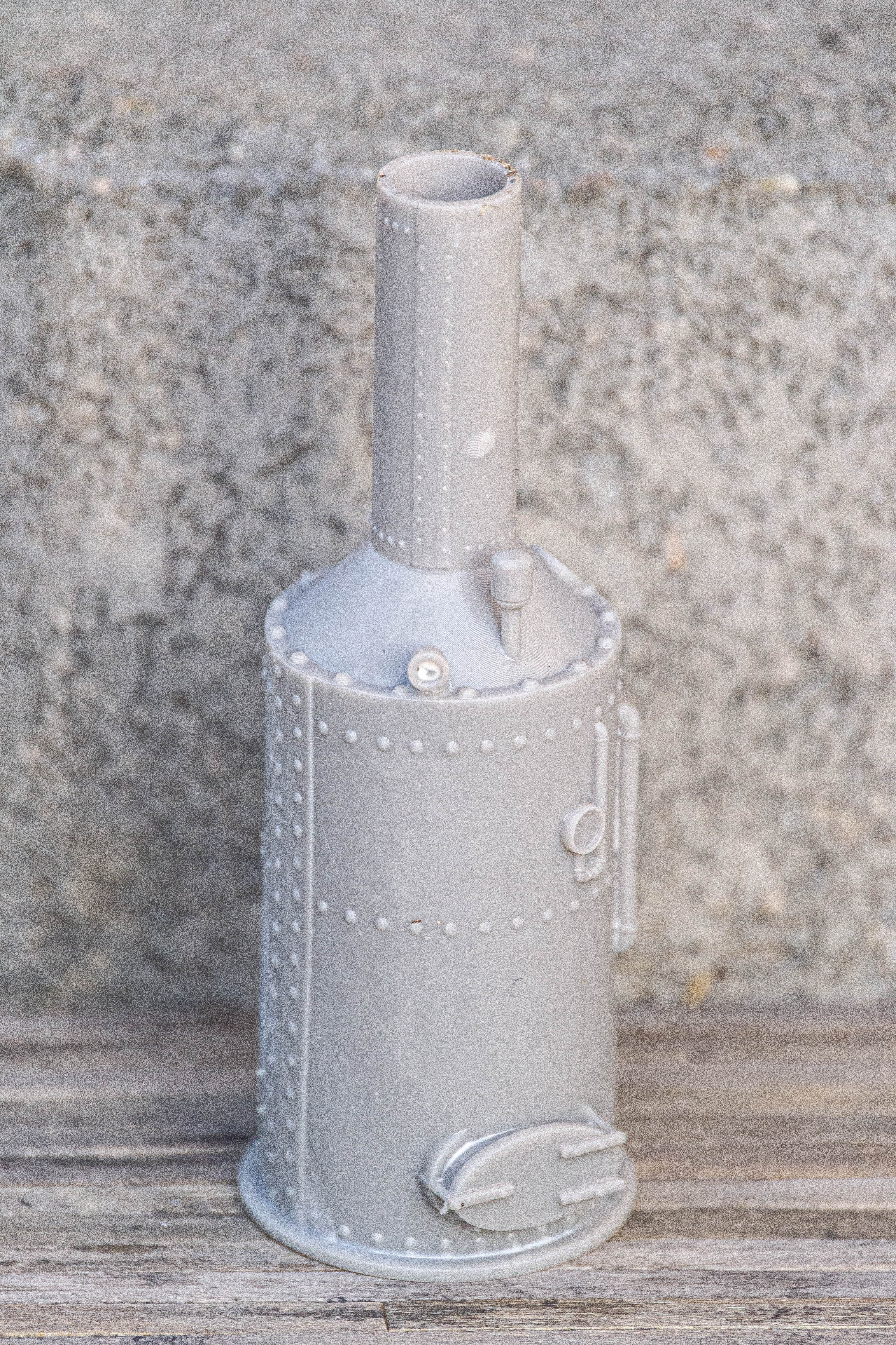 DIY vertical steam boiler in G/O/S/HO/N (1/22.5, /1/48, 1/64, 1/87