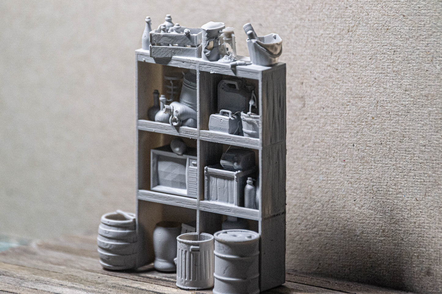 DIY wall cabinet in G/O/S/HO/N (1/22.5, 1/48, 1/64, 1/87, 1/160) scale - WCB-01