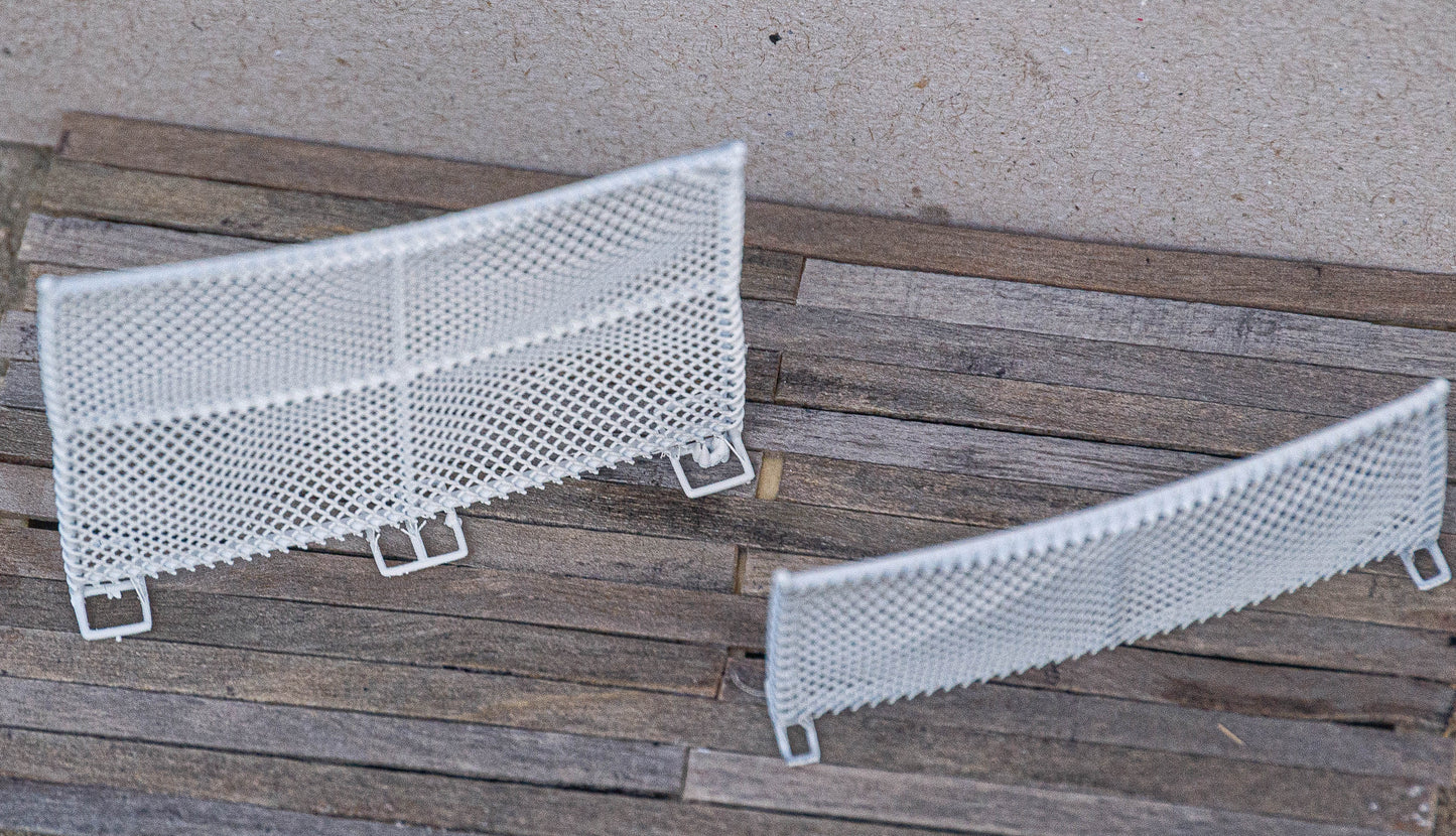 DIY chain link fences in G/O/S/HO/N (1/22.5, 1/48, 1/64, 1/87, 1/160) scale