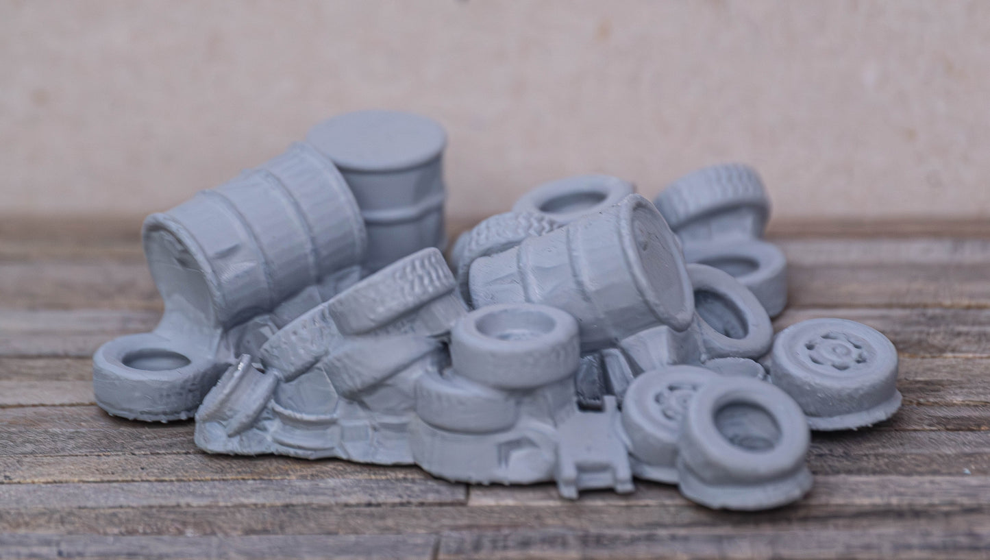 DIY piles of junk in G/O/S/HO/N (1/22.5, 1/48, 1/64, 1/87, 1/160) scale - JNK-01