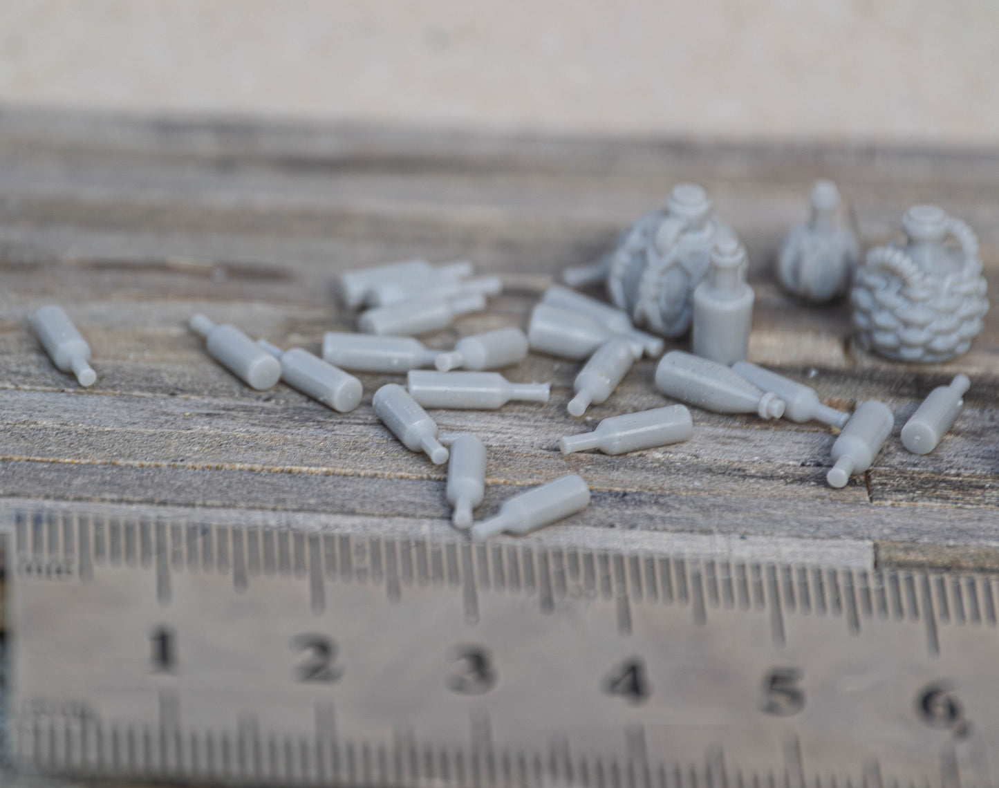 DIY set of bottles G/O/S/HO/N (1/22.5, 1/48, 1/64, 1/87, 1/160) scale